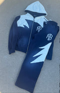 Navy Blue/Cream Full Set