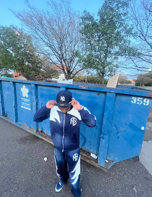 Navy Blue/Cream Full Set